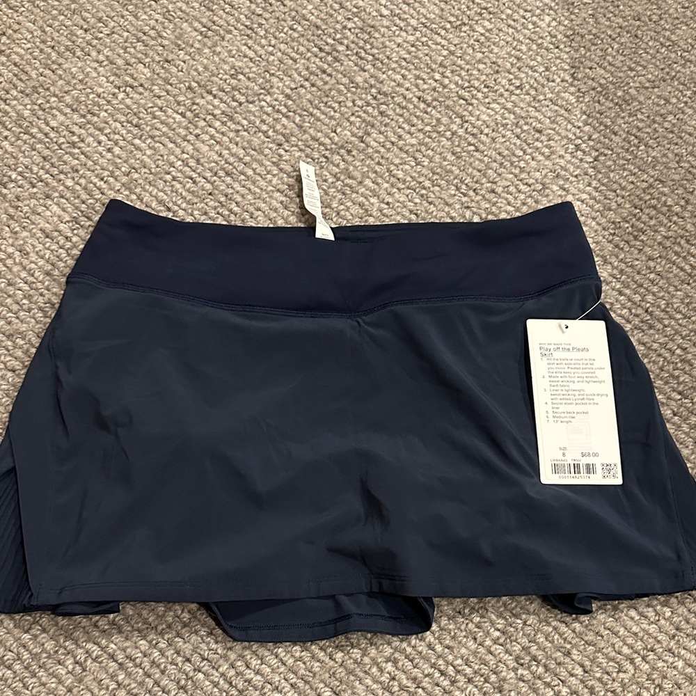 Lululemon Athletica Play off the Pleats Skirt